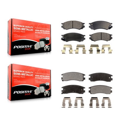 [Avant + Arrière] Kit de plaquette (semi-métallique) de frein pour Saturn SL2 SL1 SC2 SW2 SC1 SL SW1 SC KPF-100308