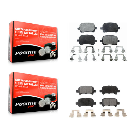 [Avant + Arrière] Kit de plaquette (semi-métallique) de frein pour Toyota Camry Avalon Solara KPF-100337