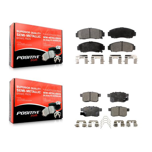 [Avant + Arrière] Kit de plaquette (semi-métallique) de frein pour Honda Accord Acura TSX KPF-100359