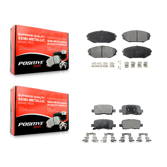 [Avant + Arrière] Kit de plaquette (semi-métallique) de frein pour Honda Odyssey Acura MDX KPF-100362