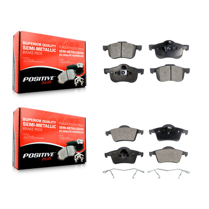 [Avant + Arrière] Kit de plaquette (semi-métallique) de frein pour Volvo S60 V70 XC70 S80 KPF-100363
