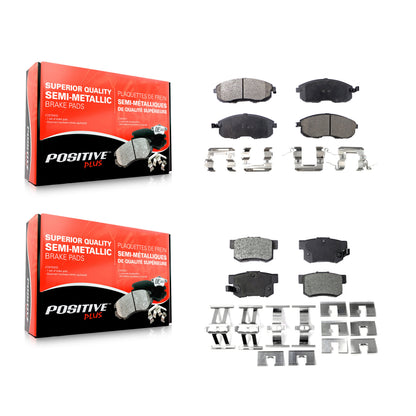 [Avant + Arrière] Kit de plaquette (semi-métallique) de frein pour Suzuki SX4 Crossover KPF-100366