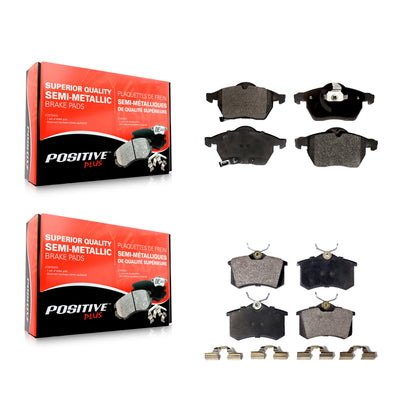 [Avant + Arrière] Kit de plaquette (semi-métallique) de frein pour Volkswagen Passat Audi A4 KPF-100370