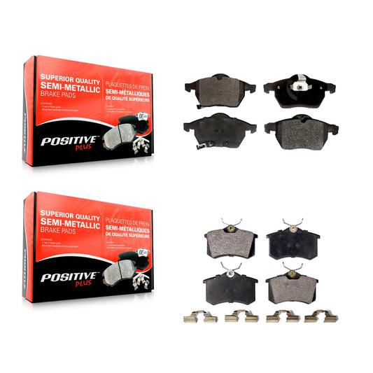 [Avant + Arrière] Kit de plaquette (semi-métallique) de frein pour Volkswagen Passat Audi A4 KPF-100370