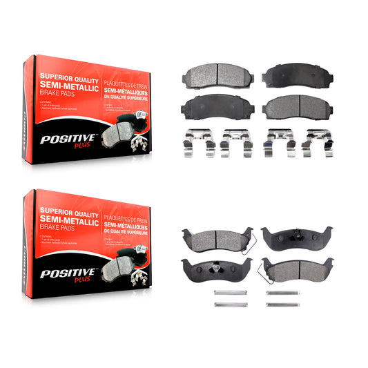[Avant + Arrière] Kit de plaquette (semi-métallique) de frein pour Ford Ranger Mazda B2300 B4000 KPF-100377