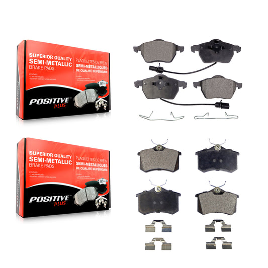 [Avant + Arrière] Kit de plaquette (semi-métallique) de frein pour Audi A4 Quattro A6 S4 KPF-100380