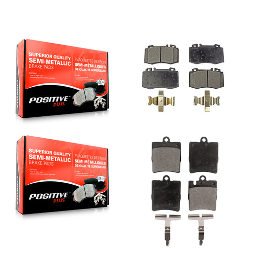 [Avant + Arrière] Kit de plaquette (semi-métallique) de frein pour Mercedes-Benz C230 C320 SLK350 C350 KPF-100385
