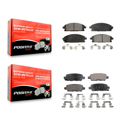 [Avant + Arrière] Kit de plaquette (semi-métallique) de frein pour Nissan Quest X-Trail KPF-100392