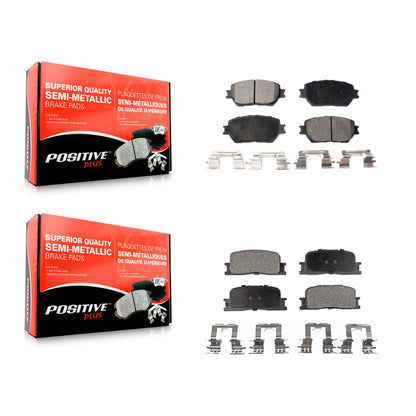[Avant + Arrière] Kit de plaquette (semi-métallique) de frein pour Toyota Camry Vehicles Manufactured In Japan KPF-100413