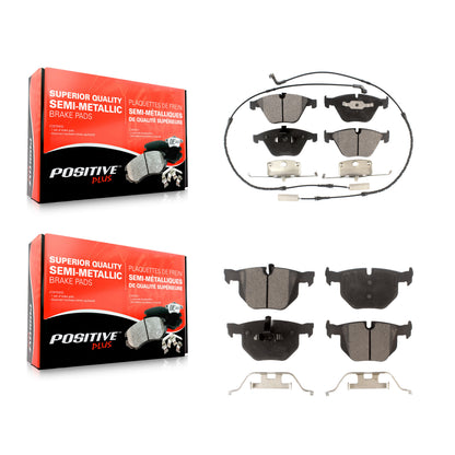 [Avant + Arrière] Kit de plaquette (semi-métallique) de frein pour BMW 335i xDrive X1 335d 335xi 335is KPF-100426
