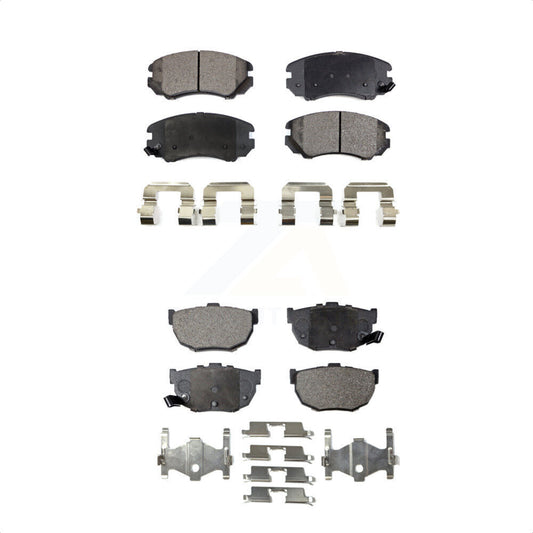 [Avant + Arrière] Kit de plaquette (semi-métallique) de frein pour Hyundai Tiburon KPF-100432 par Positive Plus