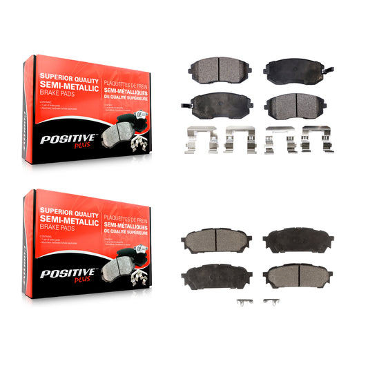 [Avant + Arrière] Kit de plaquette (semi-métallique) de frein pour Subaru Forester Impreza Saab 9-2X KPF-100434