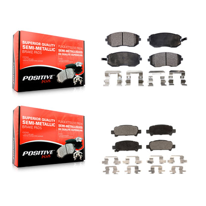 [Avant + Arrière] Kit de plaquette (semi-métallique) de frein pour Subaru Outback Impreza Forester Legacy Baja KPF-100436