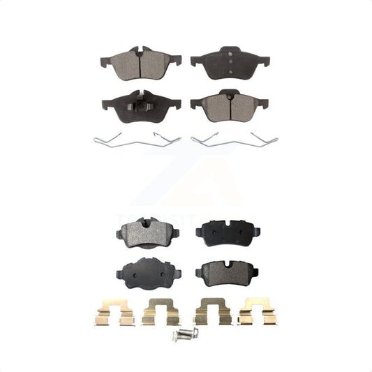 [Avant + Arrière] Kit de plaquette (semi-métallique) de frein pour Mini Cooper avec 276mm Diameter Rotor KPF-100440 par Positive Plus