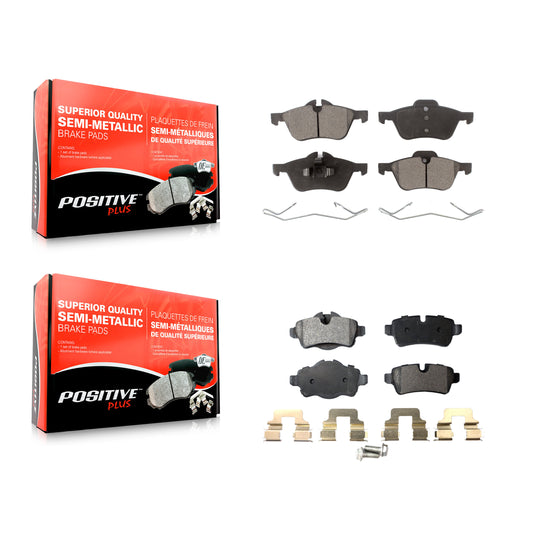 [Avant + Arrière] Kit de plaquette (semi-métallique) de frein pour Mini Cooper avec 276mm Diameter Rotor KPF-100440