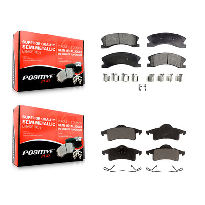 [Avant + Arrière] Kit de plaquette (semi-métallique) de frein pour Jeep Grand Cherokee KPF-100442