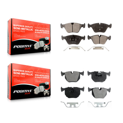 [Avant + Arrière] Kit de plaquette (semi-métallique) de frein pour BMW X3 330Ci 330i Z4 330xi M3 KPF-100443