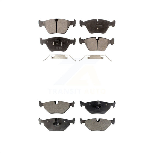 [Avant + Arrière] Kit de plaquette (semi-métallique) de frein pour 2006-2008 BMW Z4 Roadster 3.0si Coupe KPF-100444 par Positive Plus