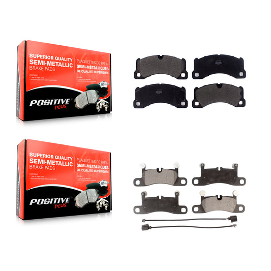[Avant + Arrière] Kit de plaquette (semi-métallique) de frein pour Porsche Cayenne Volkswagen Touareg KPF-100465