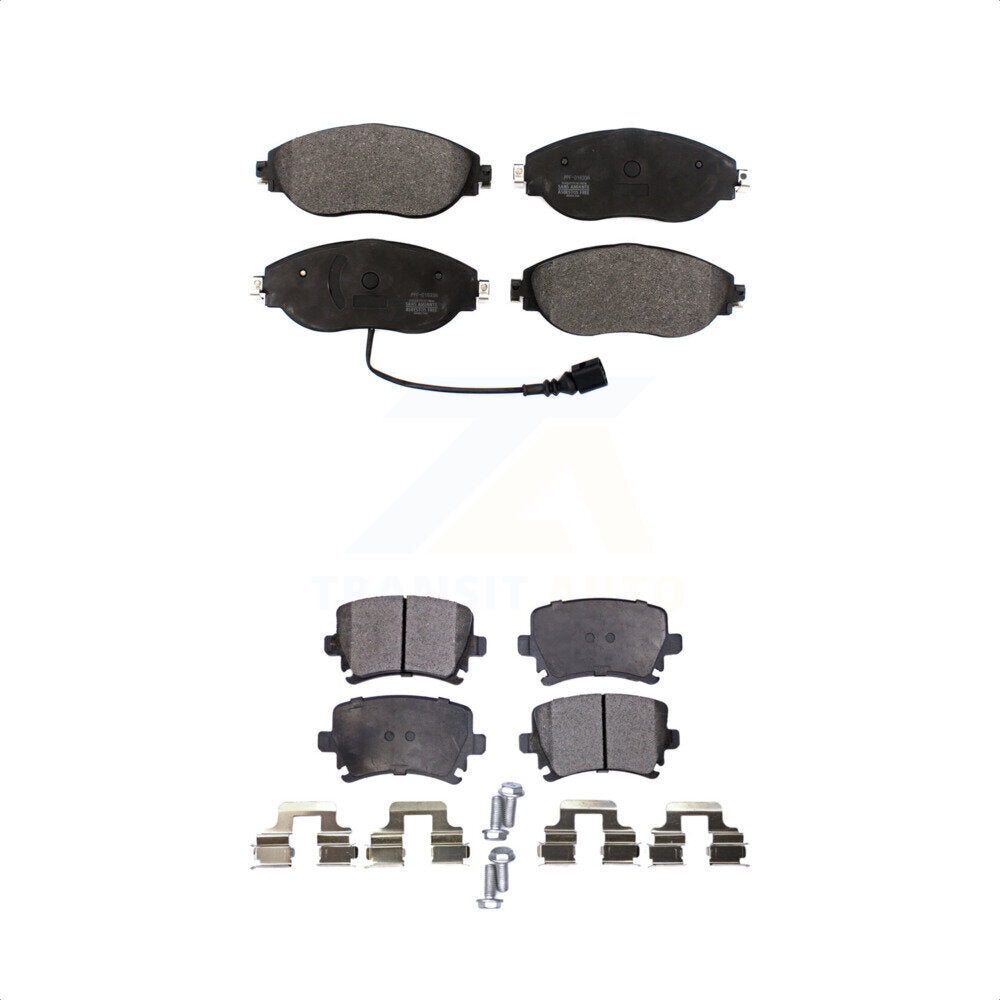 [Avant + Arrière] Kit de plaquette (semi-métallique) de frein pour Volkswagen GTI CC KPF-100470 par Positive Plus