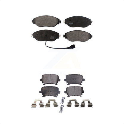 [Avant + Arrière] Kit de plaquette (semi-métallique) de frein pour Volkswagen GTI CC KPF-100470 par Positive Plus