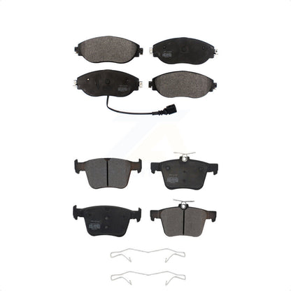 [Avant + Arrière] Kit de plaquette (semi-métallique) de frein pour Volkswagen Tiguan Jetta Audi Golf R S3 Q3 Arteon KPF-100471 par Positive Plus