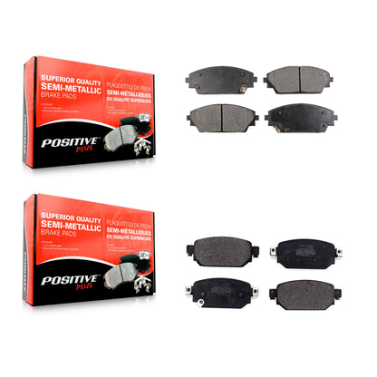 [Avant + Arrière] Kit de plaquette (semi-métallique) de frein pour 2019-2021 Mazda CX-3 KPF-100476