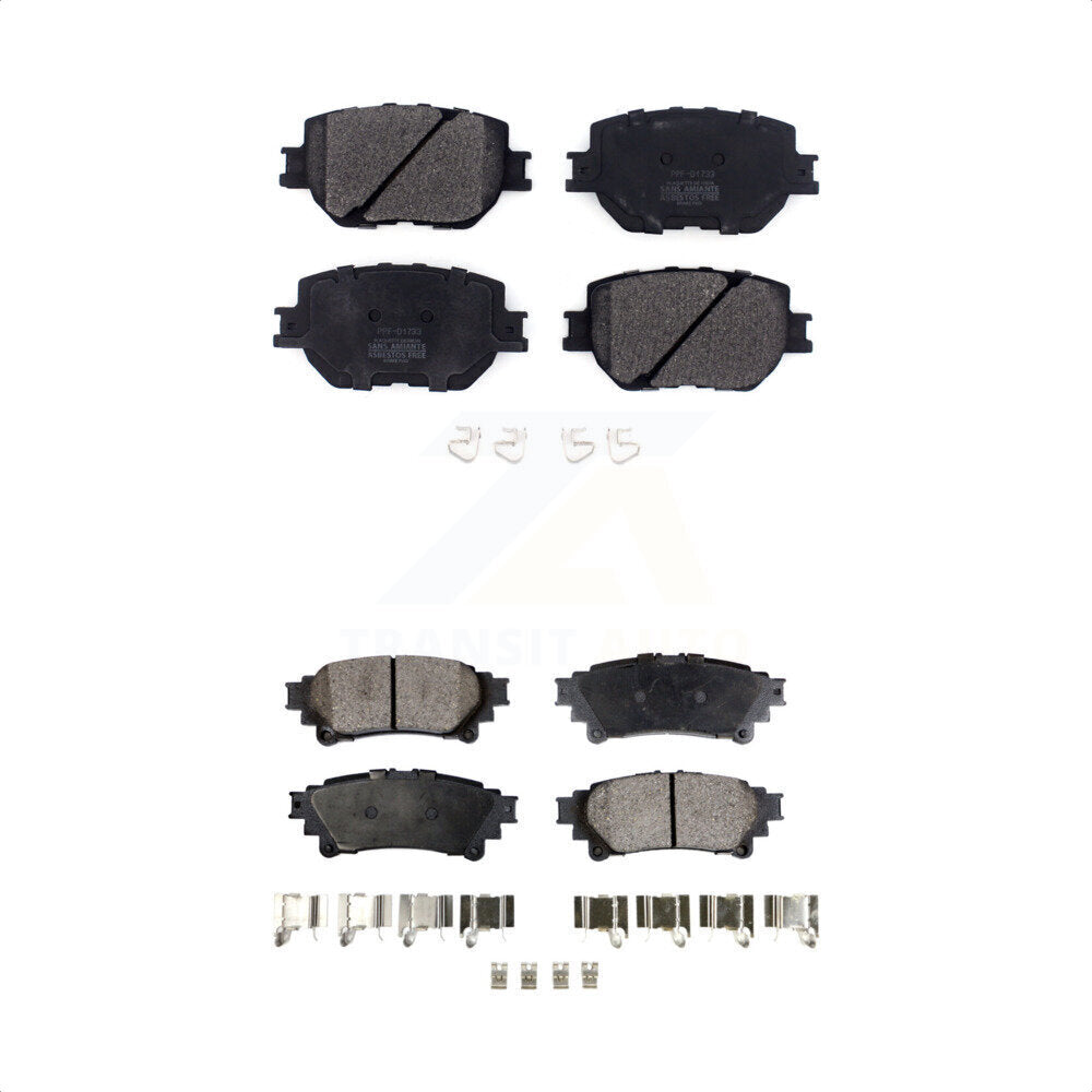 [Avant + Arrière] Kit de plaquette (semi-métallique) de frein pour Lexus IS250 KPF-100477 par Positive Plus