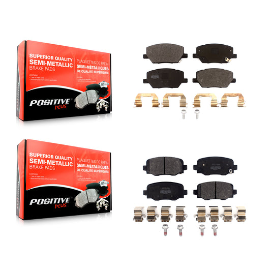 [Avant + Arrière] Kit de plaquette (semi-métallique) de frein pour Jeep Renegade Fiat 500X KPF-100483