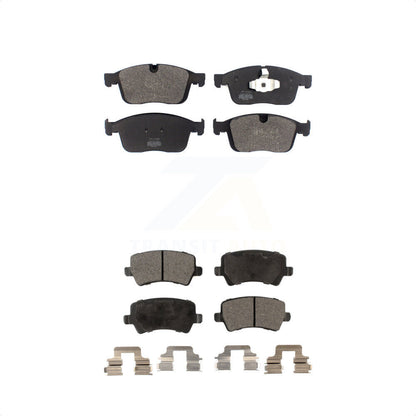 [Avant + Arrière] Kit de plaquette (semi-métallique) de frein pour 2016-2017 Volvo XC60 KPF-100489 par Positive Plus