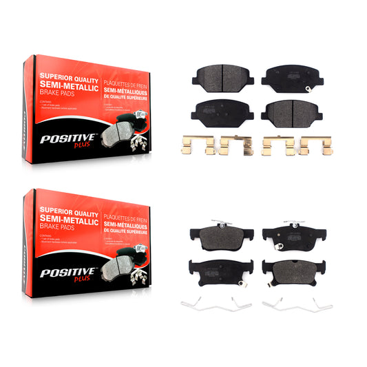 [Avant + Arrière] Kit de plaquette (semi-métallique) de frein pour Buick Envision KPF-100492