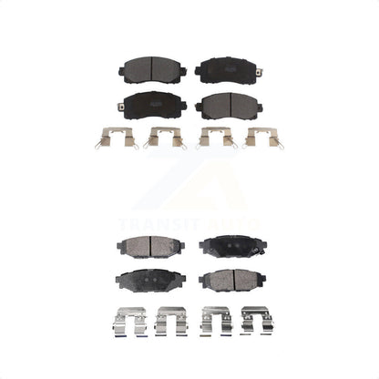 [Avant + Arrière] Kit de plaquette (semi-métallique) de frein pour Subaru Crosstrek Impreza KPF-100497 par Positive Plus