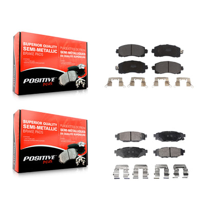 [Avant + Arrière] Kit de plaquette (semi-métallique) de frein pour Subaru Crosstrek Impreza KPF-100497