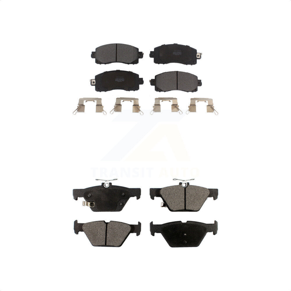 [Avant + Arrière] Kit de plaquette (semi-métallique) de frein pour Subaru Forester Crosstrek Outback Legacy KPF-100498 par Positive Plus