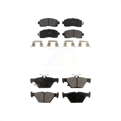 [Avant + Arrière] Kit de plaquette (semi-métallique) de frein pour Subaru Forester Crosstrek Outback Legacy KPF-100498 par Positive Plus
