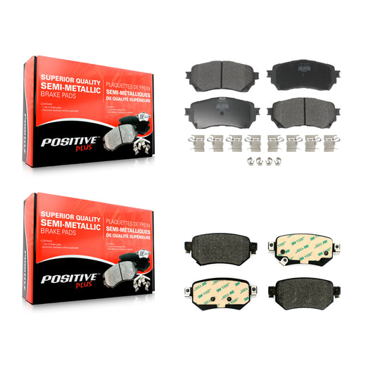 [Avant + Arrière] Kit de plaquette (semi-métallique) de frein pour Mazda 6 KPF-100500