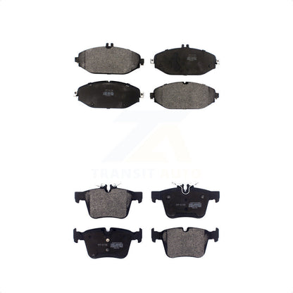 [Avant + Arrière] Kit de plaquette (semi-métallique) de frein pour Mercedes-Benz C300 sans Sport Package KPF-100503 par Positive Plus