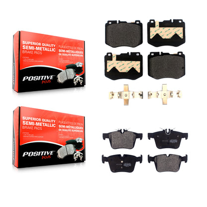 [Avant + Arrière] Kit de plaquette (semi-métallique) de frein pour Mercedes-Benz C300 C400 C350e KPF-100504