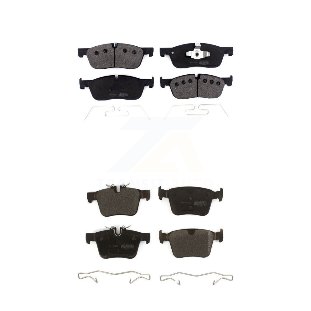 [Avant + Arrière] Kit de plaquette (semi-métallique) de frein pour Land Rover Jaguar F-Pace Discovery Sport Range Evoque Velar XE XF E-Pace KPF-100505 par Positive Plus