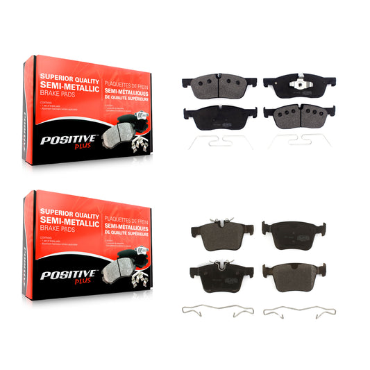[Avant + Arrière] Kit de plaquette (semi-métallique) de frein pour Land Rover Jaguar F-Pace Discovery Sport Range Evoque Velar XE XF E-Pace KPF-100505