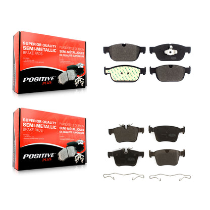 [Avant + Arrière] Kit de plaquette (semi-métallique) de frein pour 2016-2019 Volvo XC90 KPF-100506