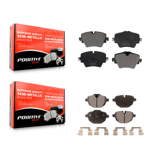 [Avant + Arrière] Kit de plaquette (semi-métallique) de frein pour BMW X3 X4 KPF-100509