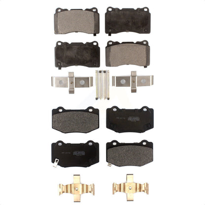 [Avant + Arrière] Kit de plaquette (semi-métallique) de frein pour Chevrolet Corvette Camaro KPF-100513 par Positive Plus