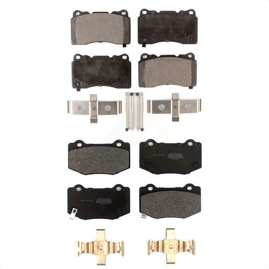 [Avant + Arrière] Kit de plaquette (semi-métallique) de frein pour Chevrolet Corvette Camaro KPF-100513 par Positive Plus