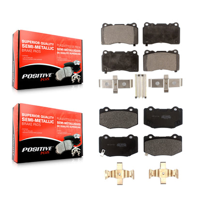 [Avant + Arrière] Kit de plaquette (semi-métallique) de frein pour Chevrolet Corvette Camaro KPF-100513