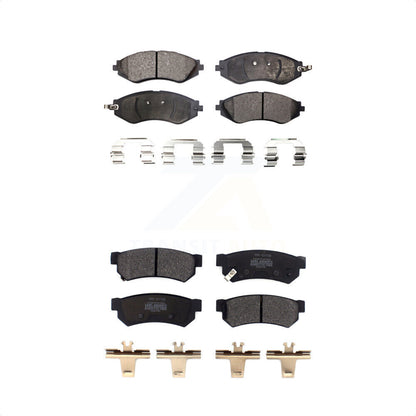 [Avant + Arrière] Kit de plaquette (semi-métallique) de frein pour Chevrolet Spark EV KPF-100514 par Positive Plus