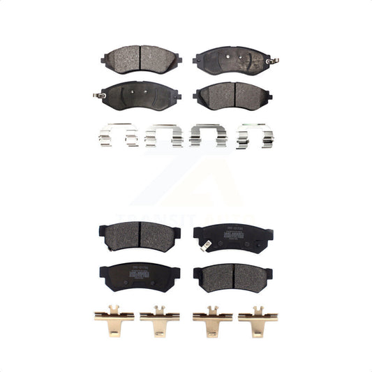 [Avant + Arrière] Kit de plaquette (semi-métallique) de frein pour Chevrolet Spark EV KPF-100514 par Positive Plus