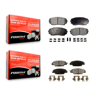 [Avant + Arrière] Kit de plaquette (semi-métallique) de frein pour 2019-2022 Mazda CX-5 Turbocharged KPF-100515