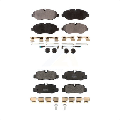 [Avant + Arrière] Kit de plaquette (semi-métallique) de frein pour 2016-2020 Mercedes-Benz Metris KPF-100516 par Positive Plus