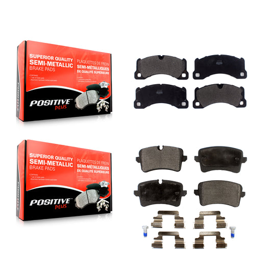 [Avant + Arrière] Kit de plaquette (semi-métallique) de frein pour Porsche Macan KPF-100517
